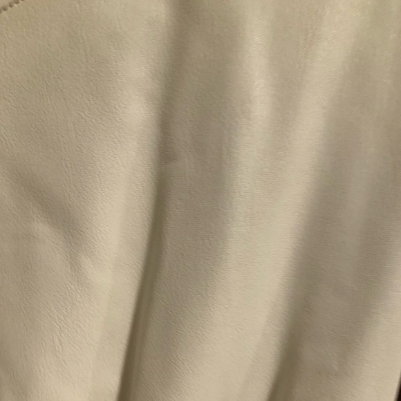 Amanda Uprichard Clifton Dress Faux Leather in Cream - Picture 6 of 8